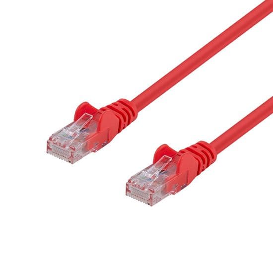 Dynamix DYNAMIX 1m Cat6 Red UTP Patch Lead (T568A Specification) 250MHz PLR-C6A-1