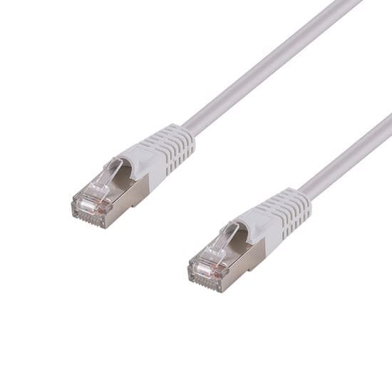 Dynamix DYNAMIX 50m Cat6A S/FTP White Shielded 10G Patch Lead. PLW-AUGS-50