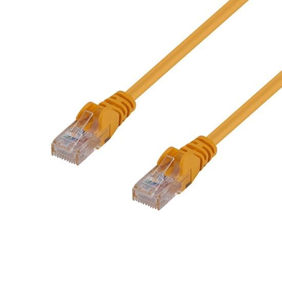 Dynamix DYNAMIX 0.5m Cat6 Yellow UTP Patch Lead (T568A Specification) 250MHz PLY-C6A-0