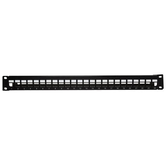 Dynamix DYNAMIX Cat6A 180 Unshielded Keystone patch panel,  24 Port PP-C6AUTP-24