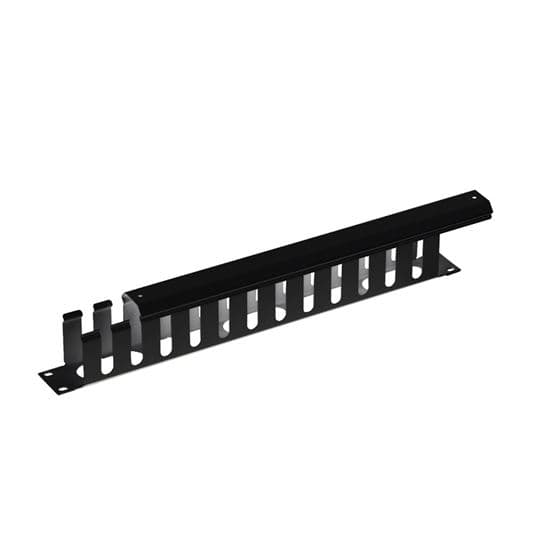 Dynamix DYNAMIX 19' 1RU Finger Cable Management Bar with protective cap. PP-CMC01