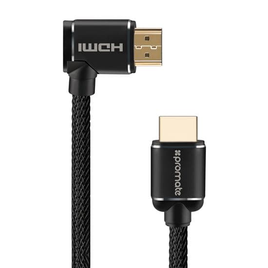 promate PROMATE 3m 4K HDMI right angle Cable. 24K Gold plated. High-Speed PROLINK4K1-300
