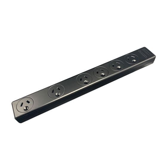 Jackson JACKSON 6-Way Powerboard with surge & overload protection. 1m PT6969SBE