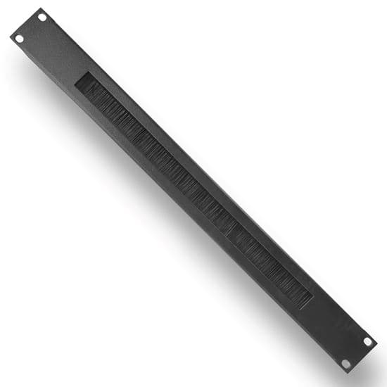 Dynamix DYNAMIX 1RU 19' Brush Cable Management Bar. Black Colour. RABBP-1RU