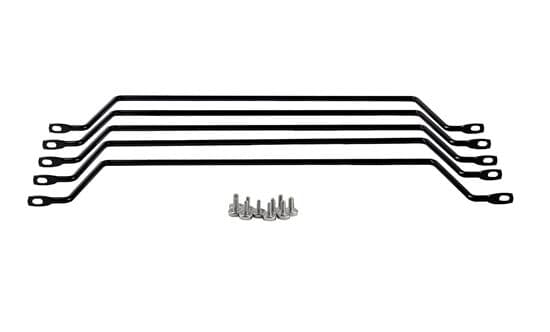 Dynamix DYNAMIX 1RU 19" Horizontal Cable Lacing Bars. 4" Offset for Racks. RALB-5PK