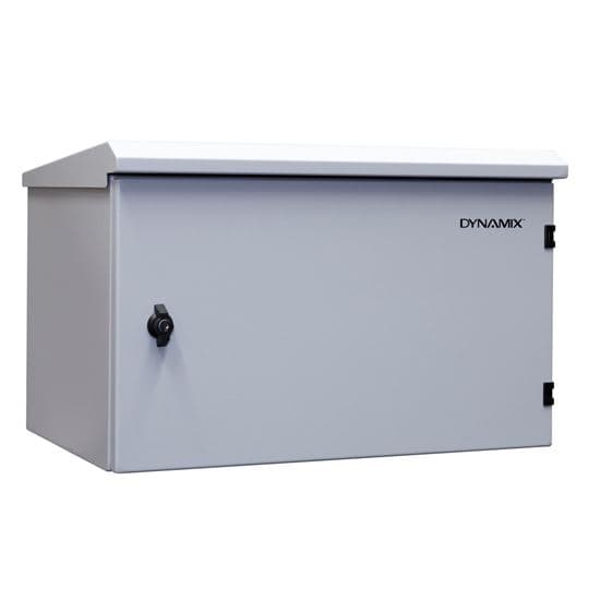 Dynamix DYNAMIX 6RU Outdoor Wall Mount Cabinet. External Dims 600Wx600Dx6U RODW6-600