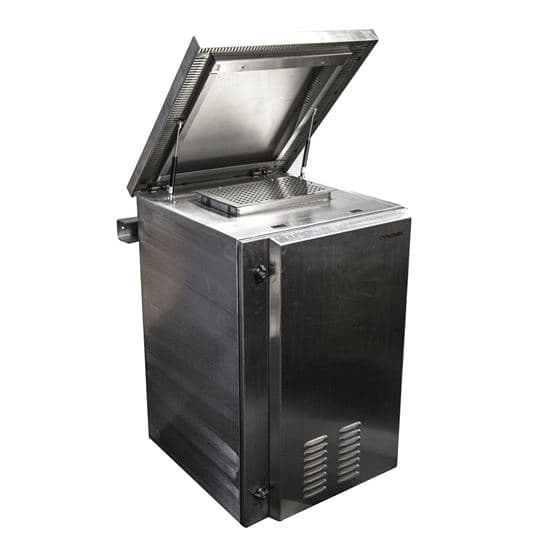 Dynamix DYNAMIX 12RU Stainless Vented Outdoor Wall Mount Cabinet (611x625 RODWSS12-600FK