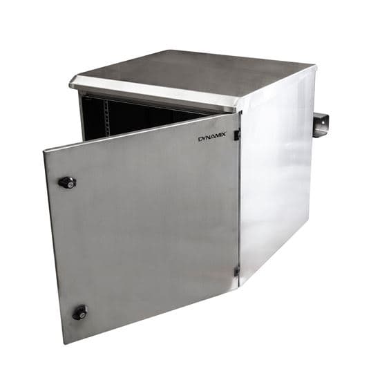 Dynamix DYNAMIX 9RU Stainless Outdoor Wall Cabinet 611x425x515mm (WxDxH). RODWSS9-400