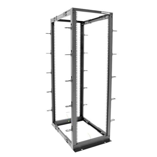Dynamix DYNAMIX 27U 4 Post Depth Adjustable Open Frame Rack. ROF4P27