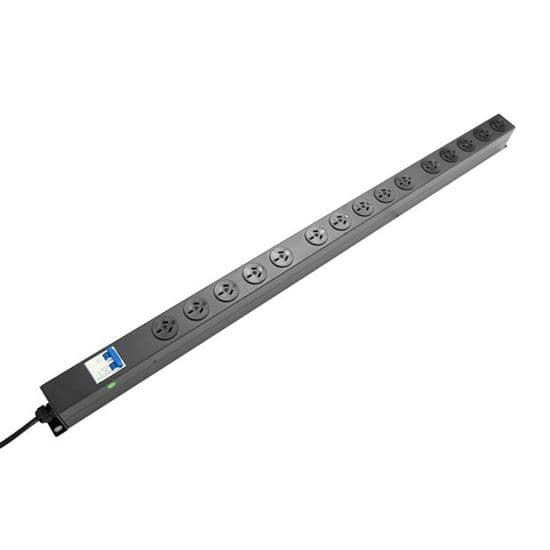 Dynamix DYNAMIX 15 Outlet Vertical Power Rail (10A) with 6kA C-Curve MCB RPR-15VMCB