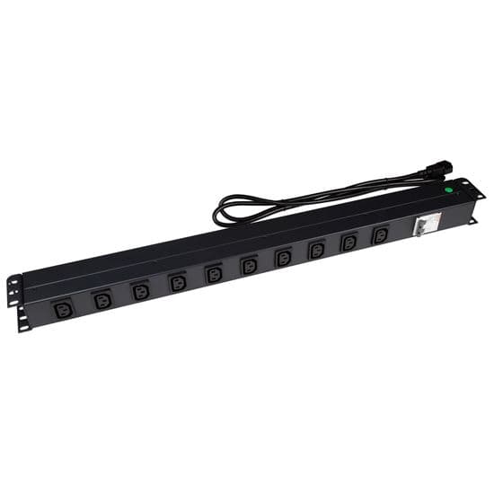 Dynamix DYNAMIX 10 Outlet Vertical Power Rail (10A IEC C13) with 6KA RPR-IEC-10A10V