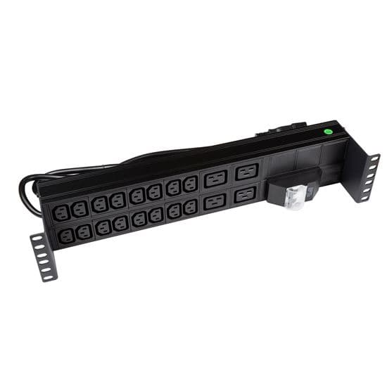 Dynamix DYNAMIX 20 Outlet Horizontal Power Rail  (16x 10A IEC C13 & 4x 16A IEC RPR-IEC-16A20H