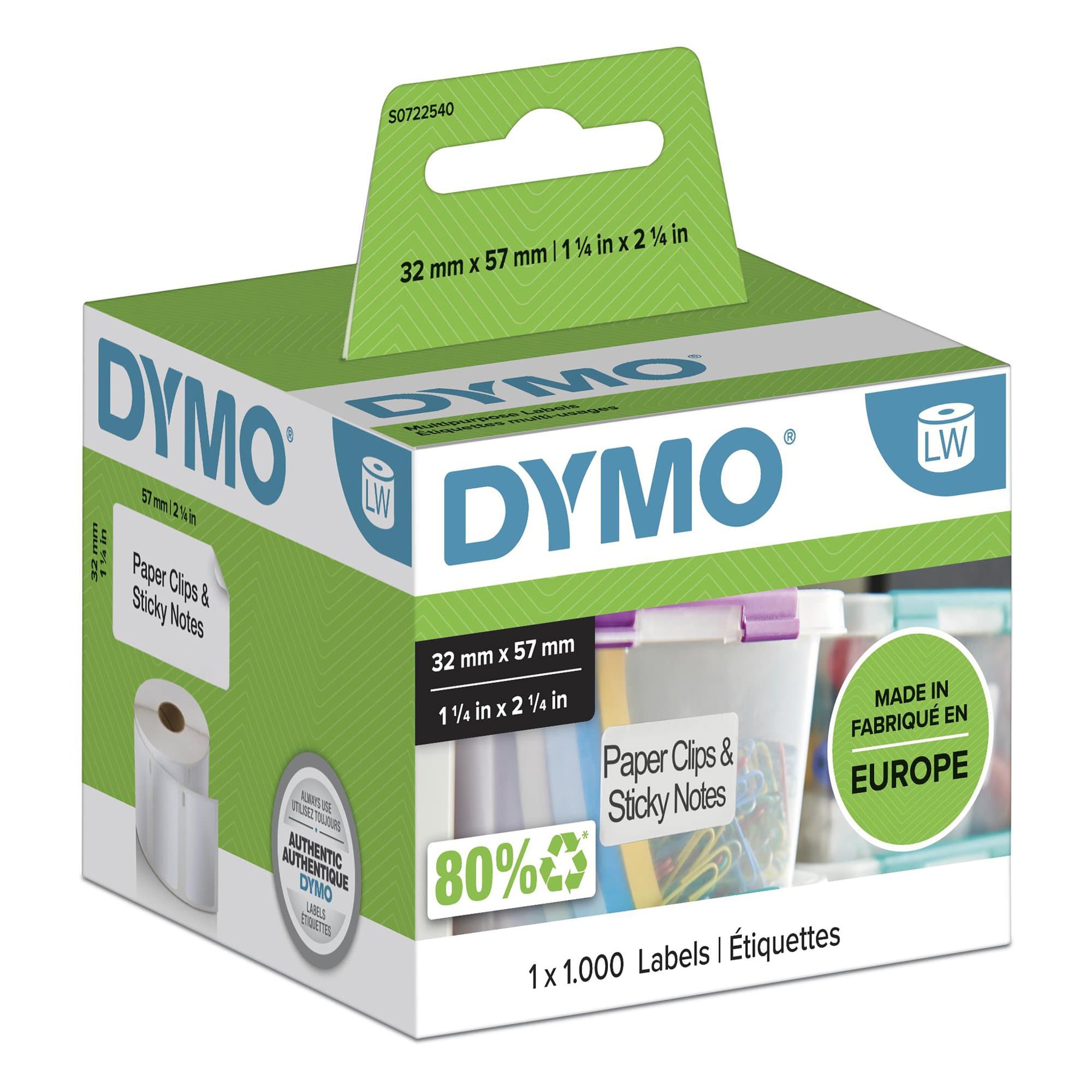 Dymo DYMO Genuine LabelWriter Multi Purpose Labels. 1 roll (1000 S0722540