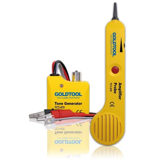 Goldtool GOLDTOOL Tone Generator & Probe Kit Trace Wire Paths & Identify Cables. TCT-470PRO