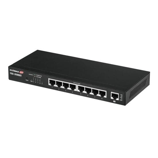 Edimax EDIMAX 8 Port 2.5GbE Web Smart Switch with 1x 10GbE Multi-Gigabit TGS-3109XT