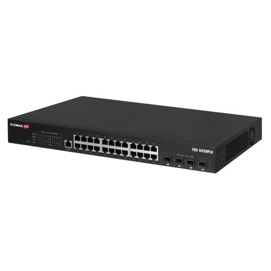 Edimax EDIMAX 28 Port 2.5GbE PoE++ L2 with 4x 10GbE SFP+ Ports Surveillance TGS-5428PLX