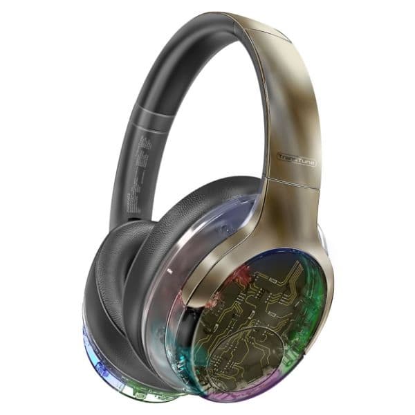 Promate HiFi Stereo Wireless Bluetooth Active Noice Cancelling Headphones Gun Metal TRANSTUNE-GMT