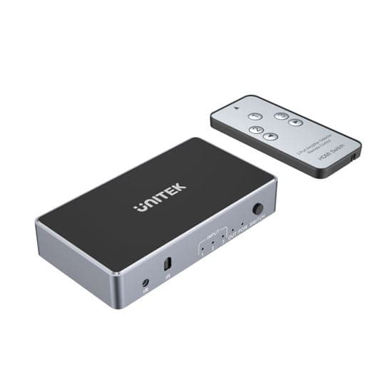 Unitek UNITEK 3-In-1-Out 4K HDMI 1.4b Switch. Supports up to 4K@30Hz V1111A