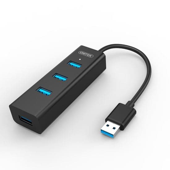 Unitek UNITEK USB 3.0 4-Port hub. Super Speed Data Transfer Rate up to Y-3089