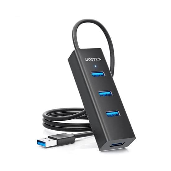 Unitek UNITEK USB 3.0 4-Port hub with 1.2m Cable. Speed Data Transfer Rate up Y-3089V01