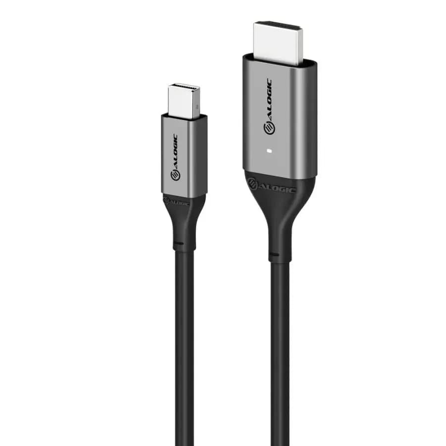 Alogic Ultra Mini DisplayPort 1.4 to HDMI 2.0 Cable - 4K 2m# 486536