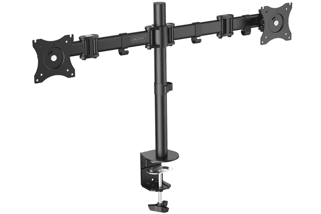 Digitus 15-27" Dual Monitor Stand with Clamp Base