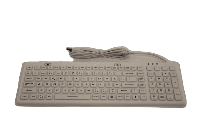Inputel SK312 Silicone Keyboard White IP68 - USB