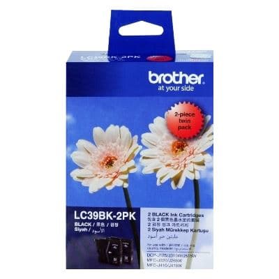 Brother Brother LC39BK2PK Black Ink Cartridge Twin Pack LC39BK2PK