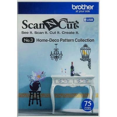 Brother Brother CAUSB3 Fabric USB No.3 Home Deco Pattern CAUSB3