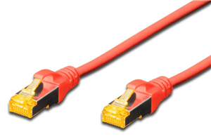 Digitus Digitus S-FTP CAT6A Patch Lead - 1M Red CA9310R
