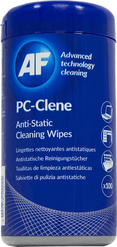 AF PC-Clene Anti-Static PC Wipes Tub - 100