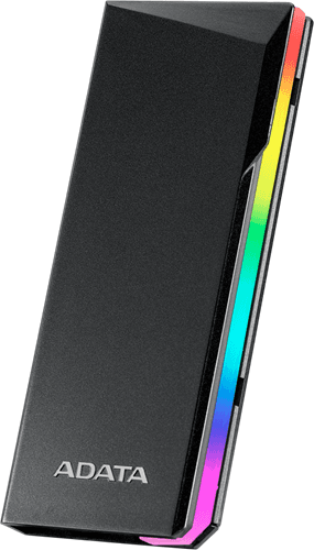 ADATA EC700G M.2 USB3.2 Type-C External SSD Enclosure - RGB