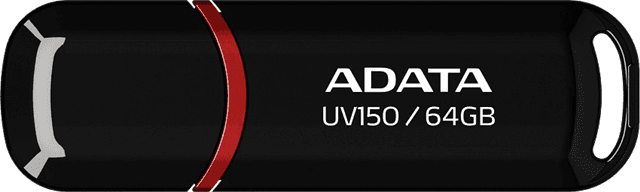 Adata ADATA UV150 Dashdrive USB3.2 64GB Black/Red Flash Drive FP286-X64