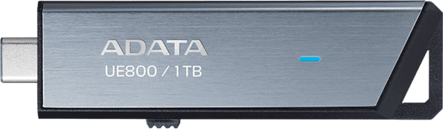 Adata ADATA UE800 Retractable USB3.2 Gen 2 Type-C 256GB External SSD 5yr wty FP309-02