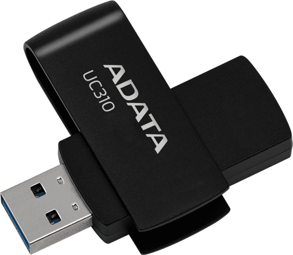 Adata ADATA UC310 Swivel USB3.2 256GB Black Flash Drive FP377-BY56
