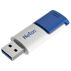 Netac Netac U182 USB3 Flash Drive 64GB UFD Retractable Blue/White FP529-64