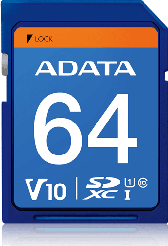 Adata ADATA Premier UHS-I V10 SDXC Card 64GB FS161-X64