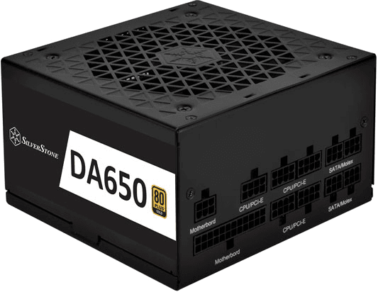 Silverstone DA650-G Gold 650W Modular ATX PSU 3yr wty