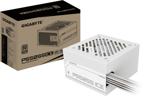 Gigabyte GP-P550SS ICE 550W ATX Silver PSU 3yr wty