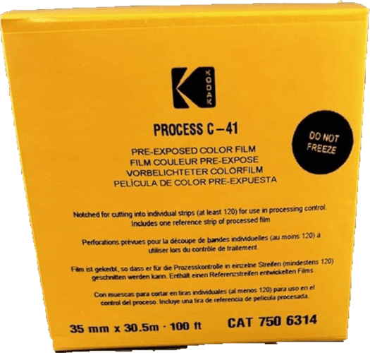 Kodak 35mm x100ft C41 Control Strip Roll