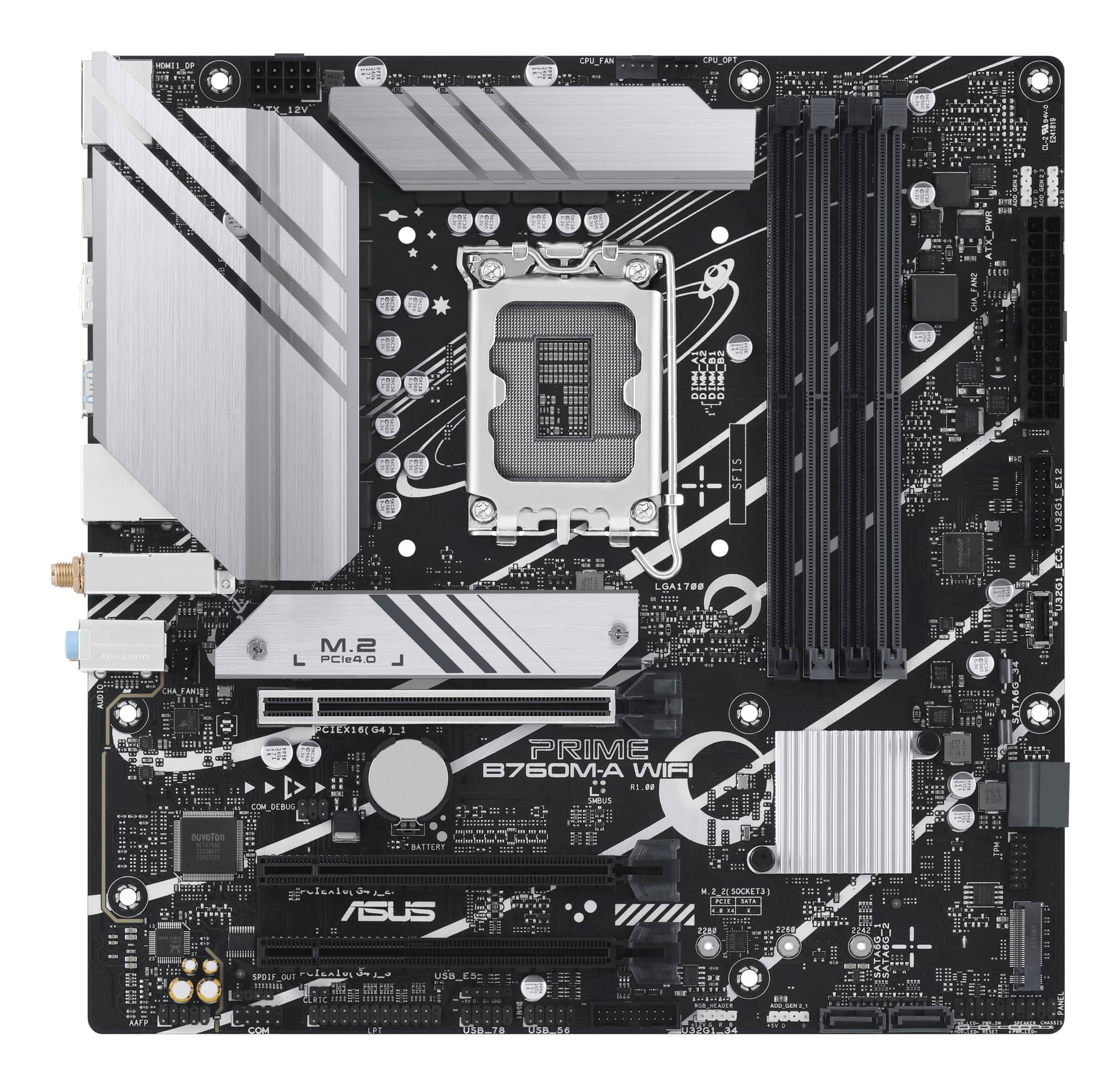 ASUS Asus Prime B760M-A WiFi  DDR5 mATX LGA1700 Motherboard MAI678