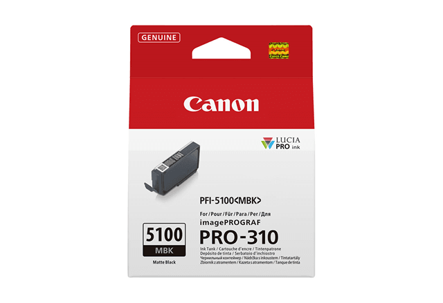 Canon Canon PFI-5100MBK Ink Matte Black PWF1500