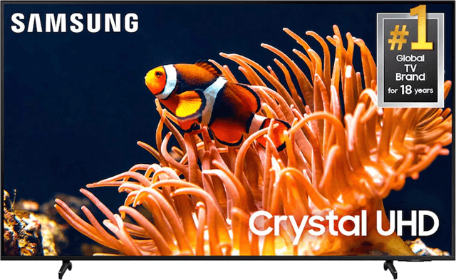 Samsung 43" Crystal UHD DU8000 4K Tizen OS Smart TV