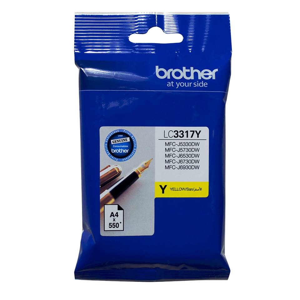 Brother Brother LC3317 Yell Ink Cart B3317Y