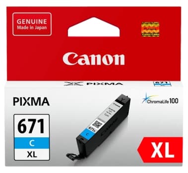 Canon Canon CLI671XL Cyan Ink Cart CI671XLC