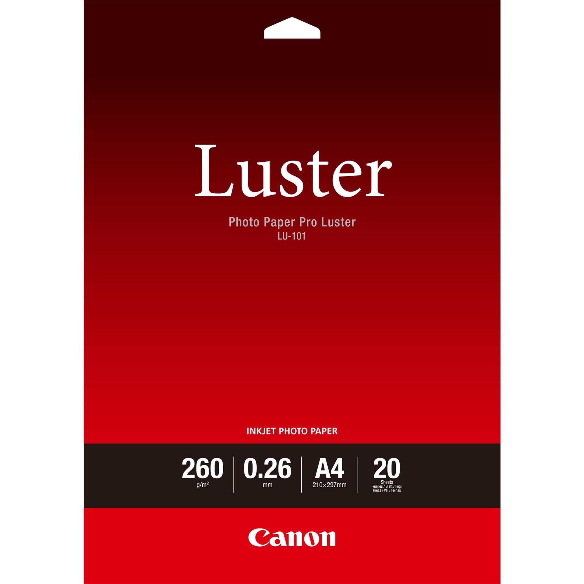 Canon Canon Luster Photo PaperA4-20p CLU101A4
