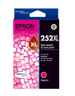 Epson Epson 252 HY Magenta Ink Cart E252MXL
