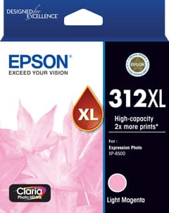 Epson Epson 312 HY Lt Mag Ink Cart E312LMXL