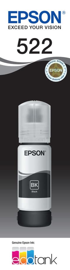 Epson Epson 522 Black Ink Bottle E522B