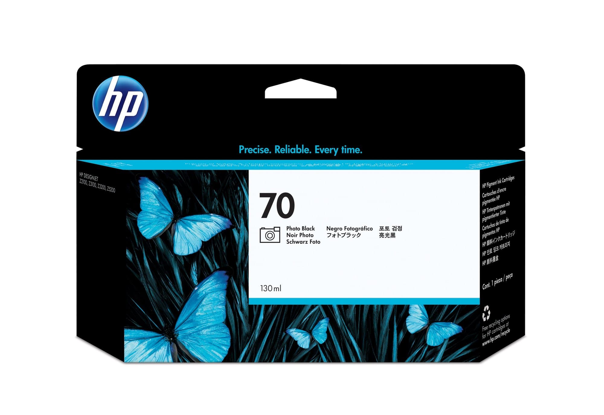 HP HP #70 130ml Ph Blk Ink C9449A HI70PB